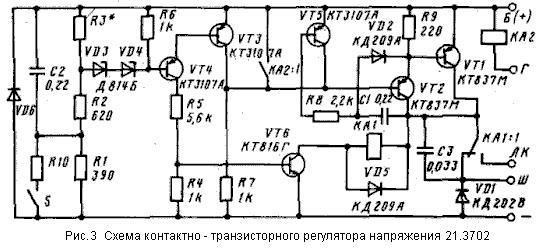 Регулятор напряжения 21.3702