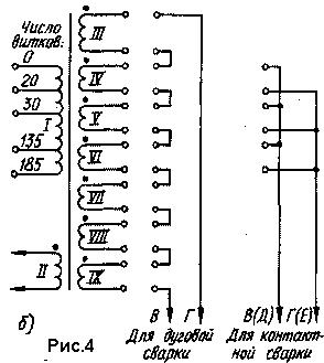 Схема сварочного трансформатора